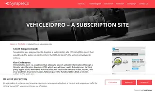 Preview of the VehicleIDPro Case Study