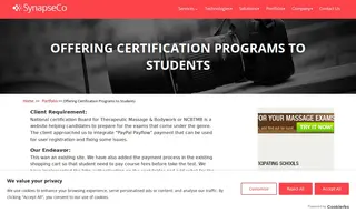 Preview of the NCBTMB Case Study