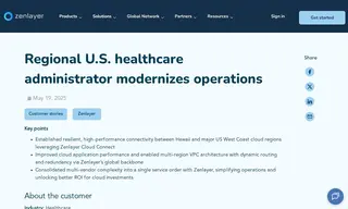 Preview of the Regional U.S. Healthcare Administrator Case Study