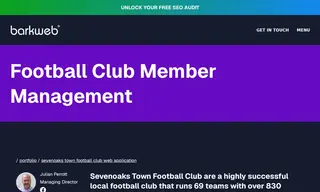 Preview of the Sevenoaks Town Football Club Case Study