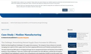 Preview of the Modine Case Study