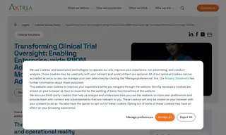 Preview of the Global Pharmaceutical Sponsor Case Study