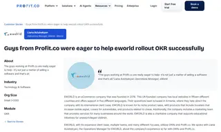 Preview of the EWORLD Case Study