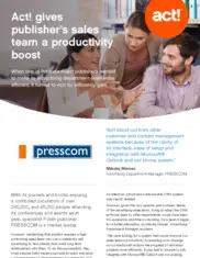 Preview of the Presscom Case Study