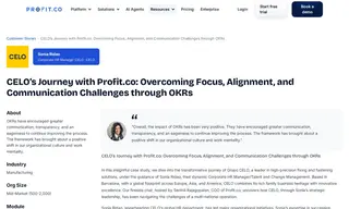 Preview of the CELO Case Study