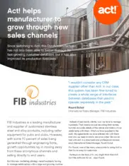 Preview of the FIB Industries Case Study