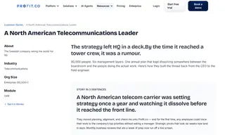 Preview of the North American Telecommunications Leader Case Study