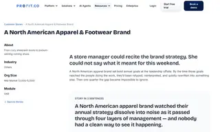 Preview of the North American Apparel & Footwear Brand Case Study