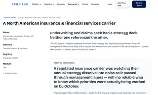 Preview of the North American Insurance & Financial Services Carrier Case Study