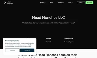 Preview of the Head Honchos LLC Case Study
