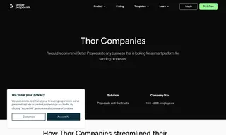 Preview of the Thor Companies Case Study