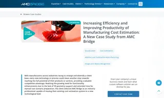 Preview of the AMC Bridge’s Client Case Study