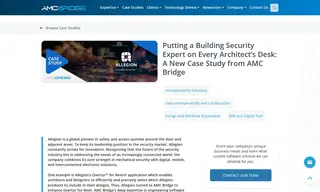Preview of the Allegion Case Study