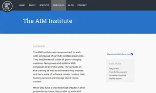 Preview of the The AIM Institute Case Study