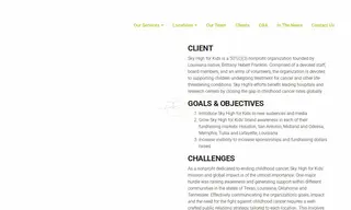 Preview of the Sky High for Kids Case Study