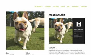 Preview of the Meadowlake Pet Resort & Training Center Case Study