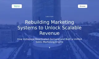 Preview of the Instapage Case Study