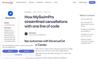 Preview of the MySwimPro Case Study