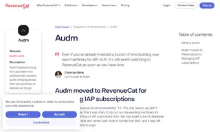 Preview of the Audm Case Study