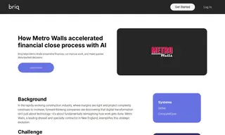 Preview of the Metro Walls Inc Case Study