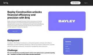 Preview of the Bayley Construction Case Study
