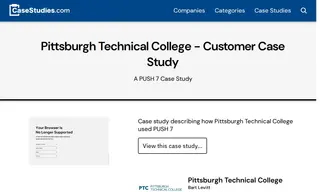 Preview of the Pittsburgh Technical College Case Study