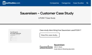 Preview of the Sauereisen Case Study