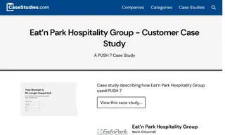 Preview of the Eat’n Park Hospitality Group Case Study