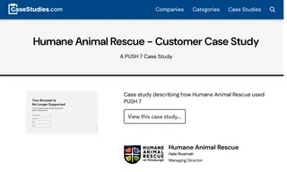 Preview of the Humane Animal Rescue Case Study