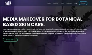 Preview of the Botanical Based Skin Care Brand Case Study