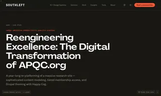 Preview of the APQC Case Study