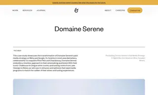 Preview of the Domaine Serene Case Study