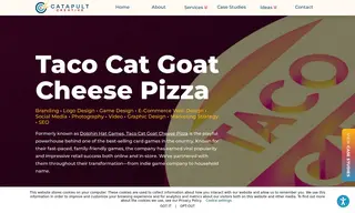 Preview of the Taco Cat Goat Cheese Pizza Case Study