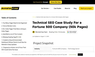 Preview of the Fortune 500 Company (Technology Sector) Case Study