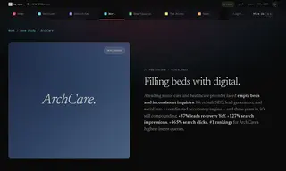 Preview of the ArchCare Case Study