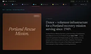 Preview of the Portland Rescue Mission Case Study