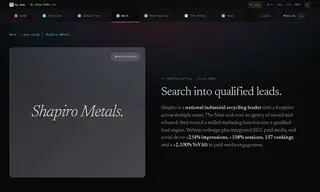 Preview of the Shapiro Metals Case Study