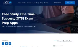 Preview of the One Time Success (ots) Exam Prep Apps Case Study