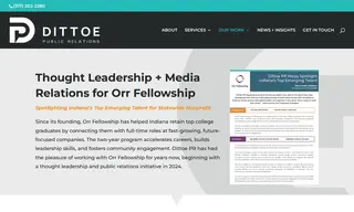 Preview of the Orr Fellowship Case Study