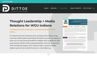 Preview of the WGU Indiana Case Study