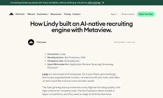 Preview of the Lindy Case Study