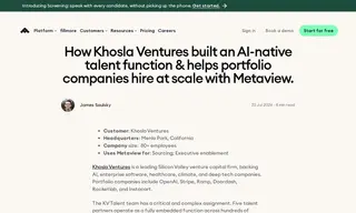 Preview of the Khosla Ventures Case Study