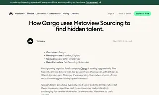 Preview of the Qargo Case Study