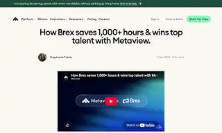 Preview of the Brex Case Study
