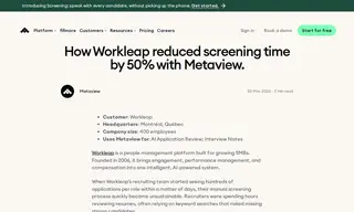 Preview of the Workleap Case Study