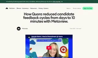 Preview of the Quora Case Study