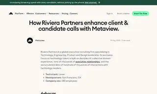 Preview of the Riviera Partners Case Study