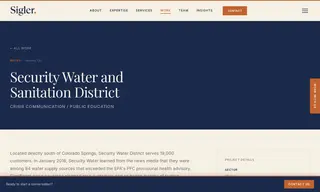 Preview of the Security Water and Sanitation District Case Study