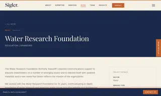 Preview of the Water Research Foundation Case Study