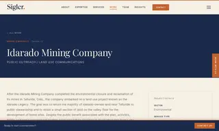 Preview of the Idarado Mining Company Case Study